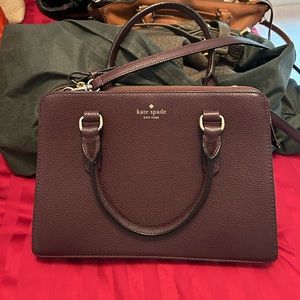 Kate, spade burgundy handbag, new without tags